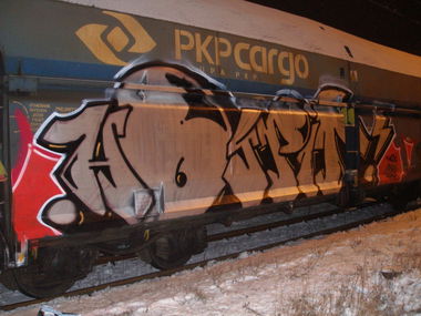 Graffiti Train - Photo by MAJSTER - HOSPIT, CSHK (2014)
