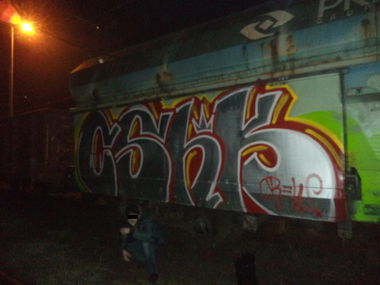 Graffiti Train - Photo by MAJSTER - CSHK, HSPT