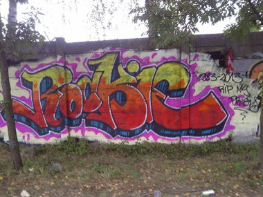 Graffiti Wall in Nechanice - Photo by MAJSTER - ROCKIE, MUCH, ILE (2014)