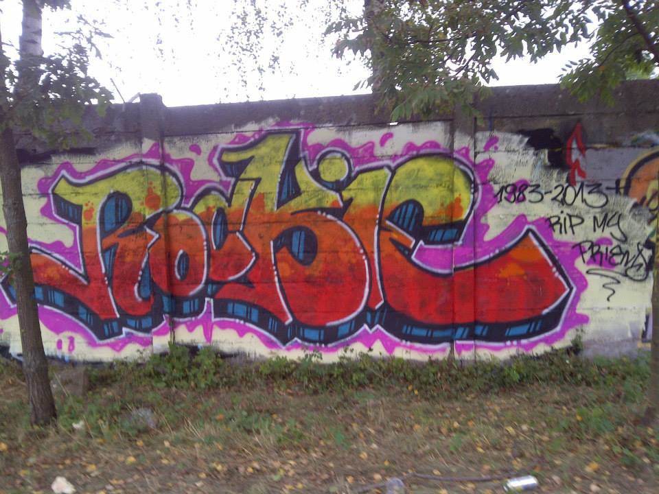 Graffiti Wall in Nechanice - Photo by MAJSTER - ROCKIE, MUCH, ILE (2014)