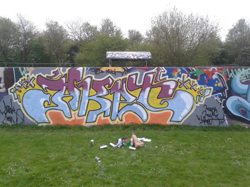 Graffiti Wall in Rotterdam - Photo by MAJSTER - AKET, CSHK (2014)