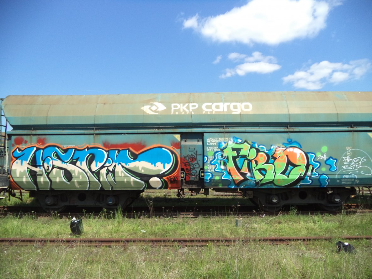 Graffiti Train - Photo by MAJSTER - HOSPIT, CSHK, FIRO (2015)