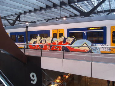 Graffiti Train - Photo by MAJSTER - CSHK, CREW (2014)