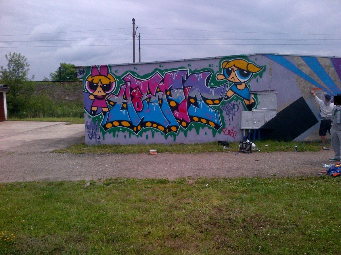 Graffiti Wall - Photo by MAJSTER - HOSPIT, CSHK (2014)