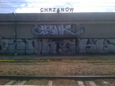 Graffiti Bombing - Photo by MAJSTER - CSHK, CREW (2014)