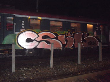 Graffiti Train - Photo by MAJSTER - CSHK (2014)