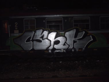 Graffiti Train - Photo by MAJSTER - CSHK (2014)