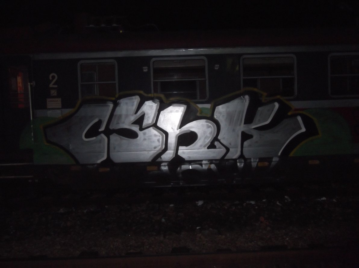 Graffiti Train - Photo by MAJSTER - CSHK (2014)