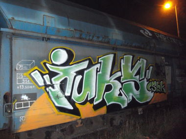 Graffiti Train - Photo by MAJSTER - JUKS, CSHK (2014)