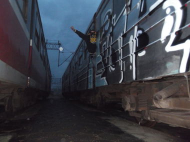 Graffiti Train - Photo by MAJSTER - JUKS, CSHK (2014)