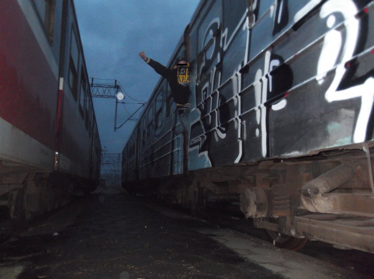 Graffiti Train - Photo by MAJSTER - JUKS, CSHK (2014)