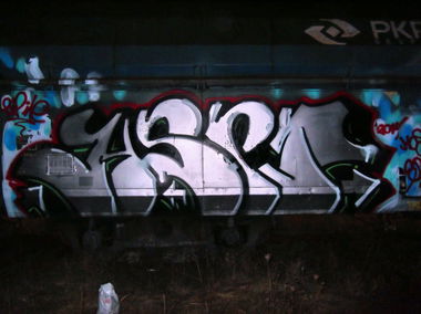Graffiti Train - Photo by MAJSTER - HSPT, CSHK (2014)