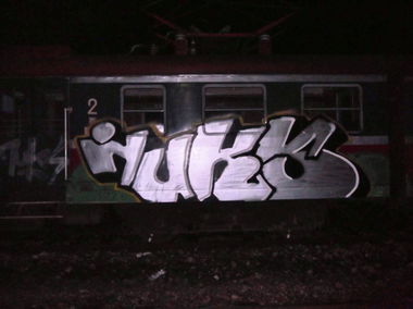 Graffiti Train - Photo by MAJSTER - JUKS, CSHK (2014)