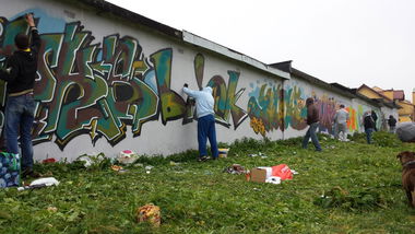 Graffiti Wall - Photo by MAJSTER - CSHK, JAM (2014)