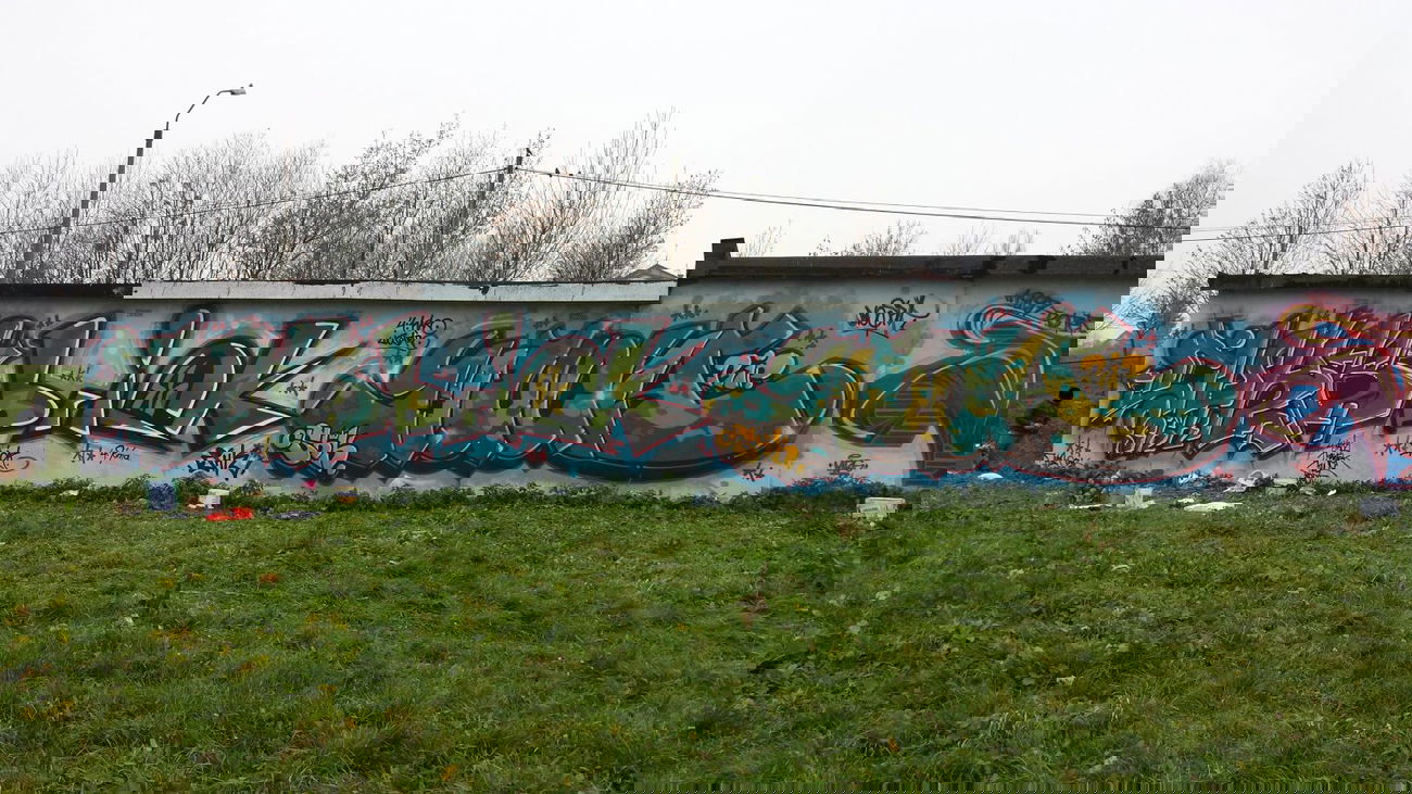 Graffiti Wall - Photo by MAJSTER - JUKS, BRICK, HSPT (2014)