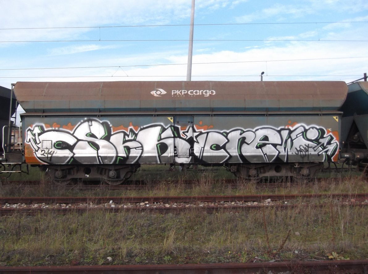 Graffiti Train - Photo by MAJSTER - CSHK, CREW, HSPT (2014)