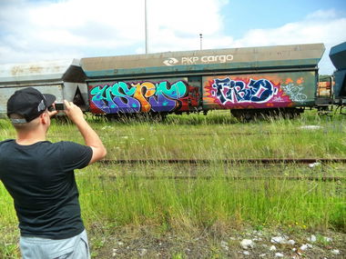 Graffiti Train - Photo by MAJSTER - HSPT, CSHK, FIRO (2014)