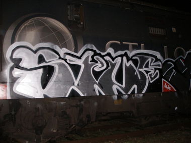 Graffiti Train - Photo by MAJSTER - STUF, CSHK (2015)