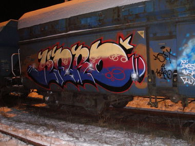 Graffiti Train - Photo by MAJSTER - HSPT, 4, KARO (2014)