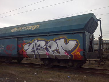 Graffiti Train - Photo by MAJSTER - HSPT, CSHK (2015)