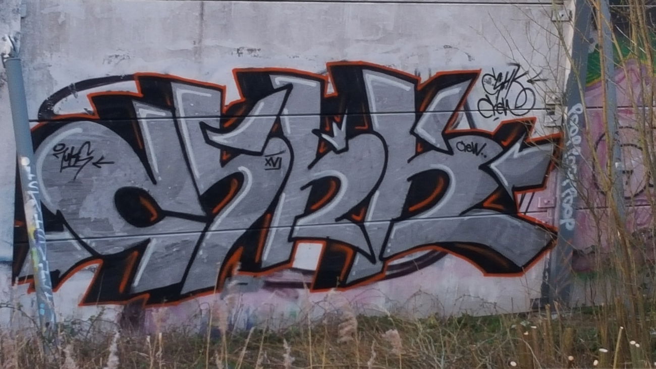 Graffiti Wall in Rotterdam - Photo by MAJSTER - CSHK, JUKS (2016)