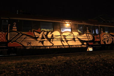Graffiti Train - Photo by MAJSTER - HSPT, CSHK (2014)