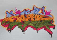 Graffiti Sketch - Photo by MAKS - MAKS, NWF (2018)