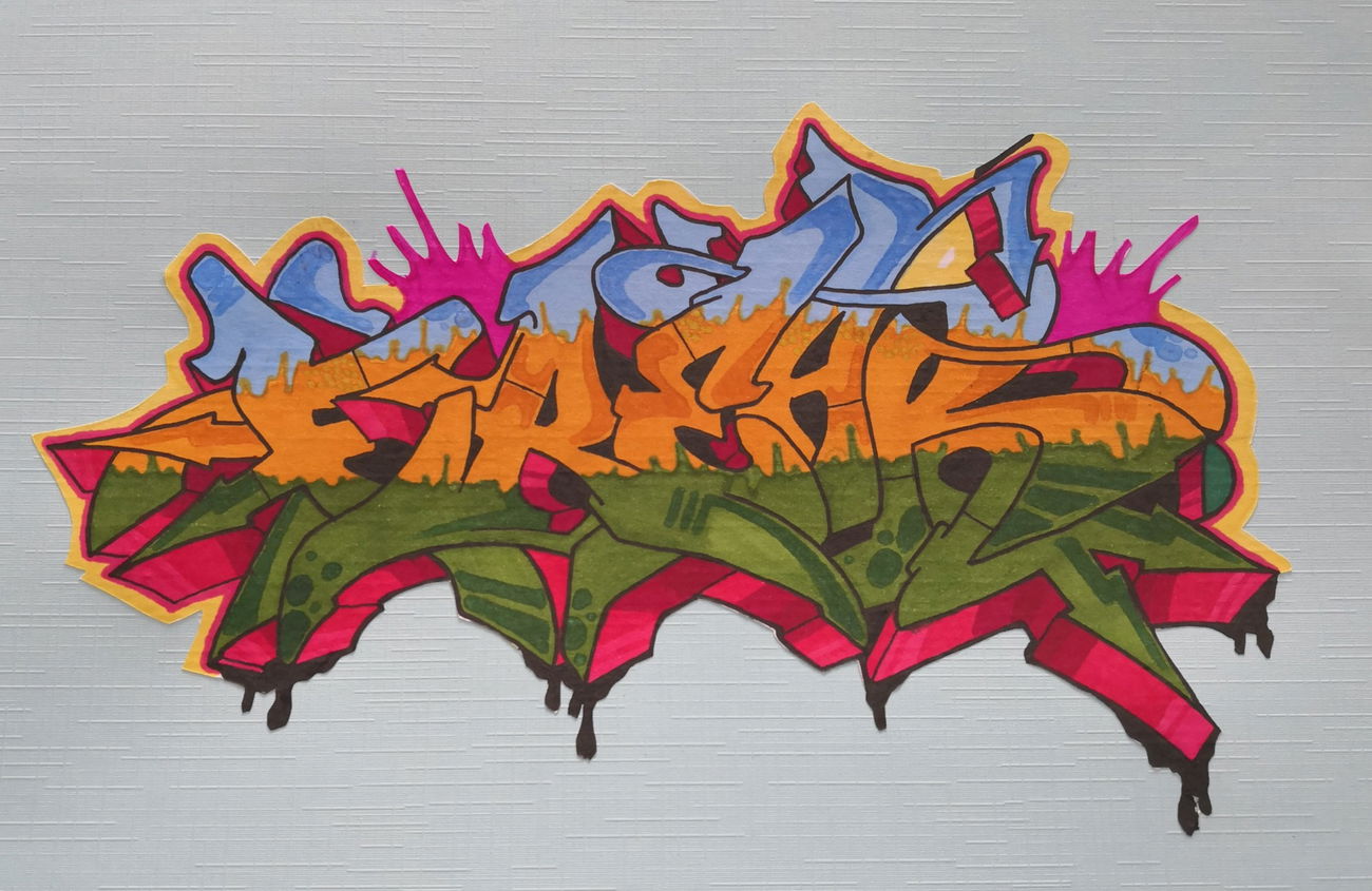 Graffiti Sketch - Photo by MAKS - MAKS, NWF (2018)