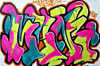 Graffiti Sketch in Pego - Photo by MANIONE - MANI, MANIES, MANIONE (2014)