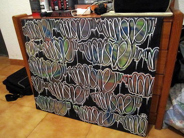 Graffiti Artwork in Pego - Photo by MANIONE - CANVAS, TAGS, POSCA (2014)