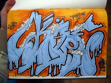 Graffiti Sketch in Pego - Photo by MANIONE - Skare (2014)
