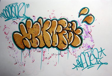 Graffiti Sketch in Pego - Photo by MANIONE - MANIES, THROW, UP (2014)