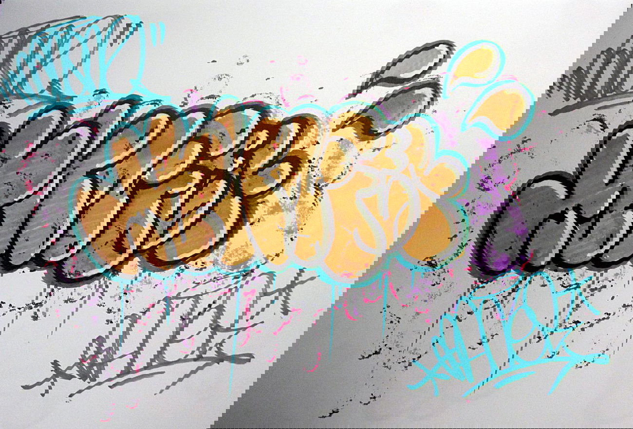 Graffiti Sketch in Pego - Photo by MANIONE - MANIES, THROW, UP (2014)