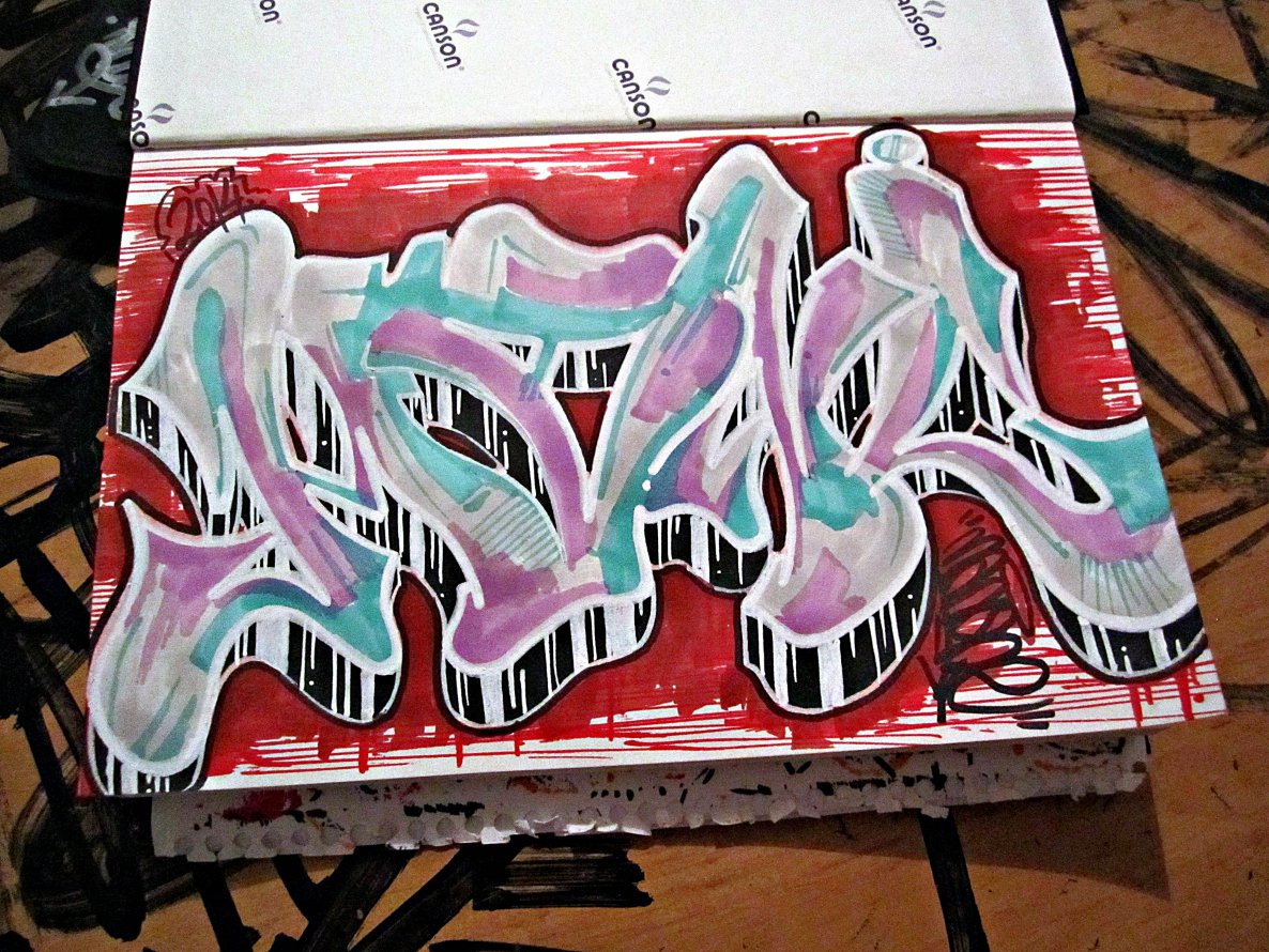 Graffiti Sketch in Pego - Photo by MANIONE - Mani, Wild, Sketch (2014)