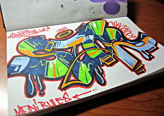 Graffiti Sketch in Pego - Photo by MANIONE - stor, sketch, mani (2014)