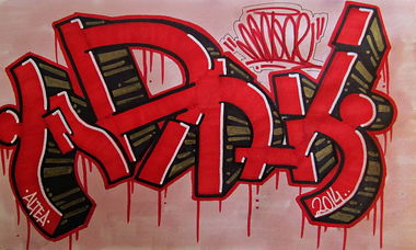 Graffiti Sketch in Pego - Photo by MANIONE - mani, manione (2014)