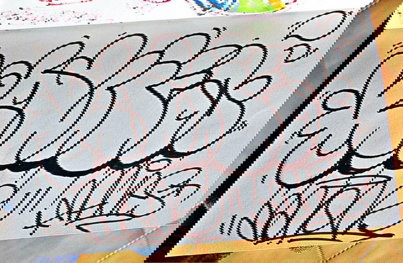 Graffiti Sketch in Pego - Photo by MANIONE - mani, manies, manione (2014)