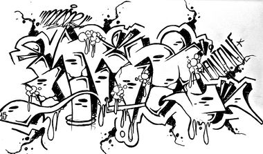Graffiti Sketch in Pego - Photo by MANIONE - MANIONE (2015)