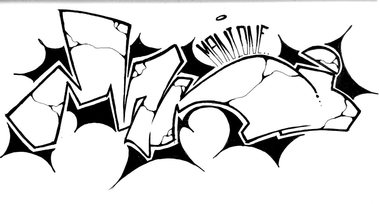 Graffiti Sketch - Photo by MANIONE - MANIONE (2015)