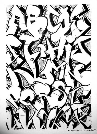 Graffiti Sketch - Photo by MANIONE - MANIONE (2015)