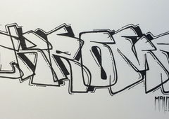 Graffiti Sketch - Photo by MANIONE - Chrome