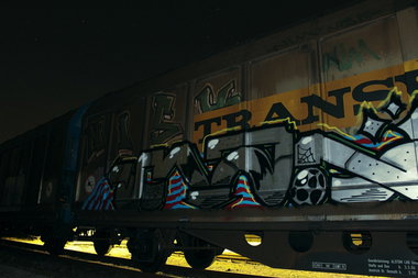 Graffiti Train - Photo by MANKER - fr8, freight