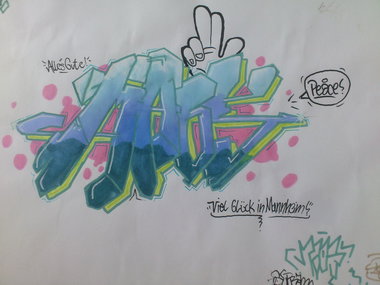Graffiti Sketch - Photo by MAOS_KVS - maos, alles, gute (2013)