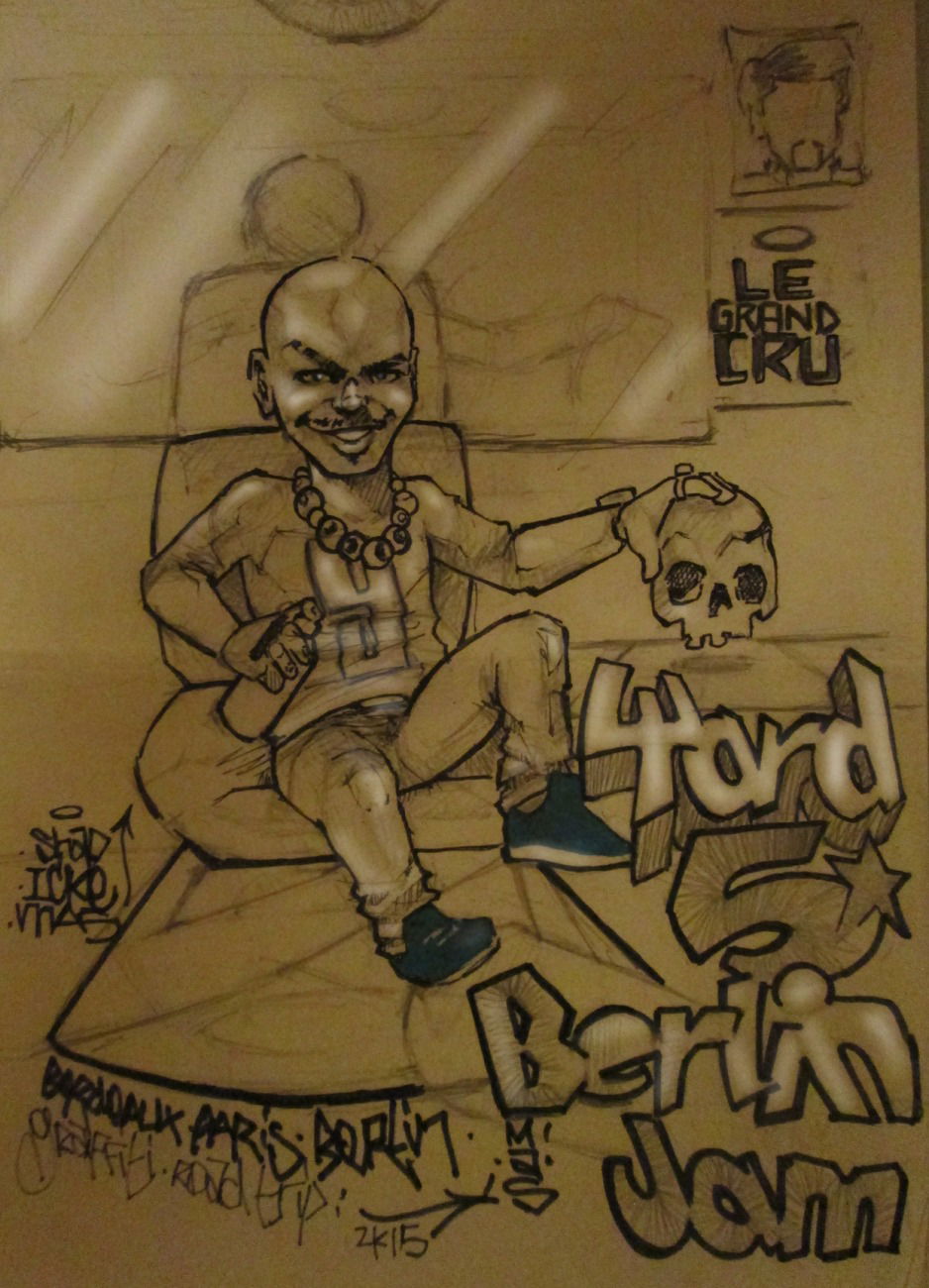 Graffiti Sketch in Berlin - Photo by MAS - sketch, graffiti, writing (2015)