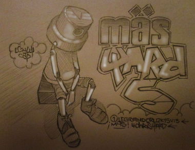 Graffiti Sketch in Germany - Photo by MAS - sketch, graffiti, writing (2015)