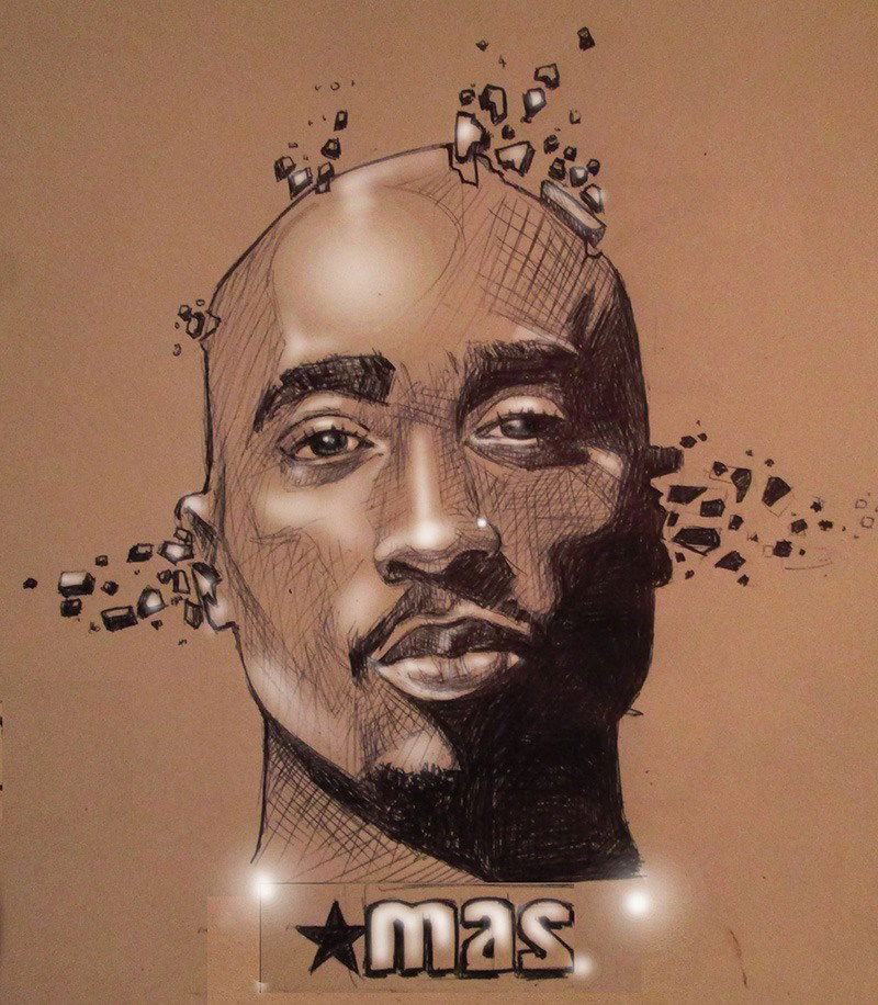 Graffiti Sketch in Bordeaux - Photo by MAS (2015)