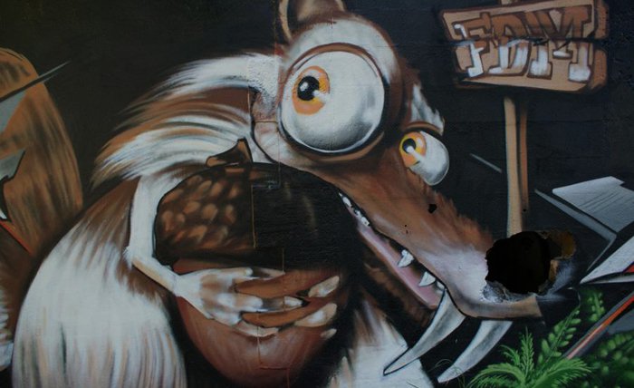 Graffiti Wall - Photo by MAS - mas, bordeaux, scratch (2013)