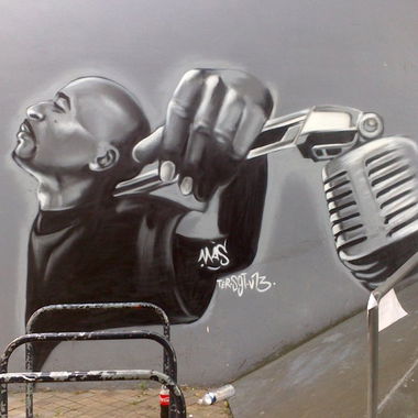 Graffiti Wall - Photo by MAS - rakim, spracan (2014)