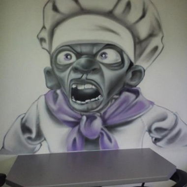 Graffiti Wall - Photo by MAS - luigi, ratatouille, cuisto (2014)