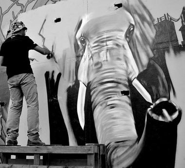 Graffiti Wall in France bordeaux - Photo by MAS - graffiti, Mas (2015)